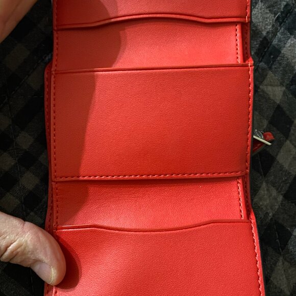 Bundle: Coach Red Pillow Tote and Coach Red Micro Wallet - Picture 13 of 16